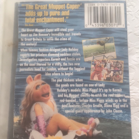 VTG. VHS#03070 Video Tape THE GREAT MUPPET CAPER. JIM HENSON - Picture 4 of 8